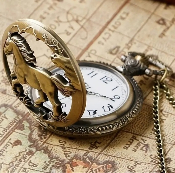 Horse Watch Necklace - Picture 2 of 9